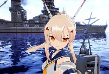 One of the characters in Azur Lane: Crosswave