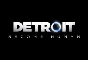 The logo for Detroit: Become Human against a black background