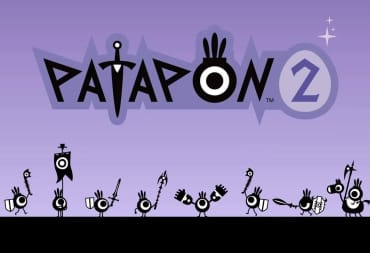 The key art for rhythm-action game Patapon 2