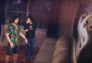 The Game Grumps in dating sim House Party