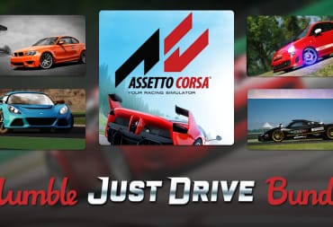 The promo banner for the Humble Just Drive Bundle