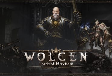 Wolcen Lords of Mayhem logo showing a 