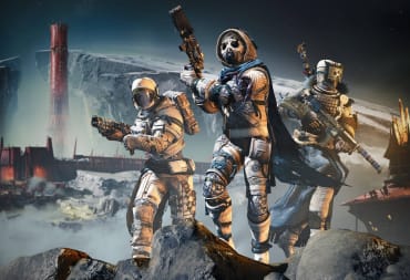 Three heavily armed fighters in Destiny 2