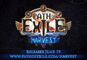 The logo for upcoming expansion Path of Exile: Harvest