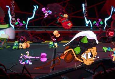 An image of some chaotic combat in Battletoads