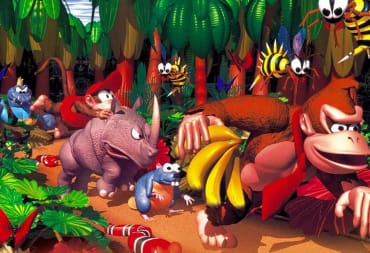 Artwork for Donkey Kong Country, one of this month's Nintendo Switch Online games