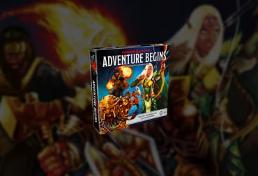 Dungeons and Dragons Adventure Begins board game cover