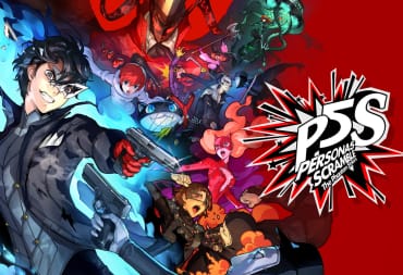 The main splash artwork for Persona 5 Scramble: The Phantom Strikers