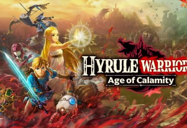 The main artwork for Hyrule Warriors: Age of Calamity