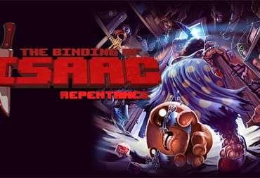 The main logo for The Binding of Isaac: Repentance