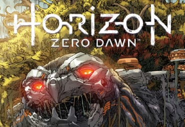The Shellsnapper robot in Horizon Forbidden West, revealed by a comic book cover