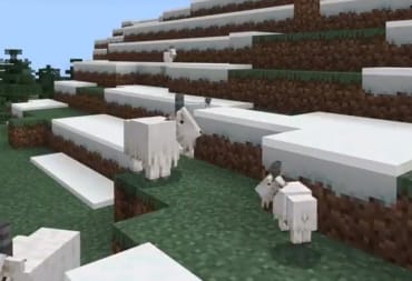 Minecraft goats Bedrock beta experimental cover