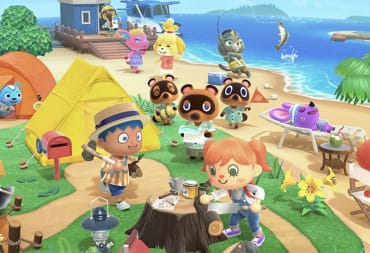 A group of villagers and residents in Animal Crossing: New Horizons