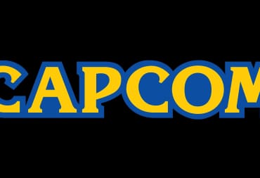 The Capcom logo on a black background