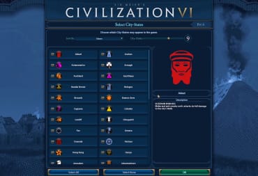 Civilization 6 December 2020 Update City States update cover