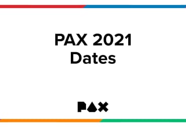 PAX 2021 dates cover