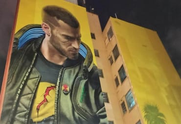 The Cyberpunk 2077 art mural made in Sao Paulo