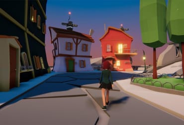A character roaming a street in new 3D adventure game Dreamers