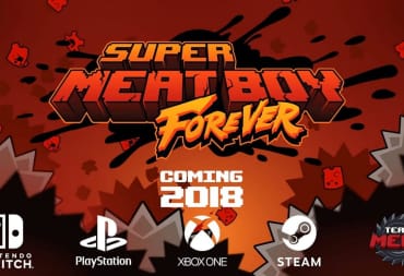 super meat boy forever logo