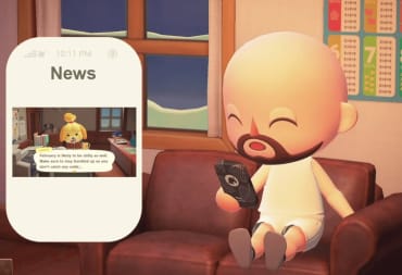 A villager getting updates on the virus in an Animal Crossing: New Horizons parody video.