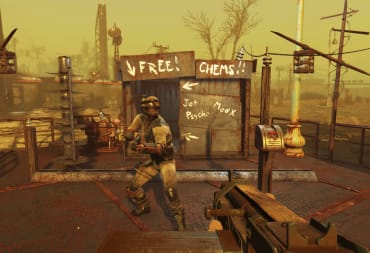 A "free" drugstore in Bethesda's Fallout 4 Wasteland Workshop DLC