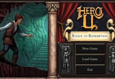 Hero U Rogue to Redemption Title Screen