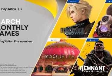 The March PS Plus lineup, headed up by Final Fantasy VII Remake