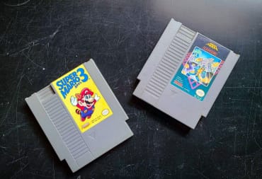A pair of NES cartridges, one of the newest collectibles being sold at Heritage Auctions.
