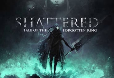 The main artwork for Shattered - Tale of the Forgotten King