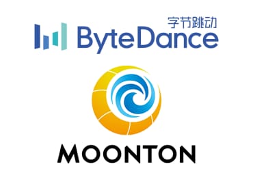 The ByteDance and Moonton logos