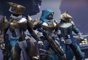 A selection of armor sets from Destiny 2 and its Trials of Osiris mode.