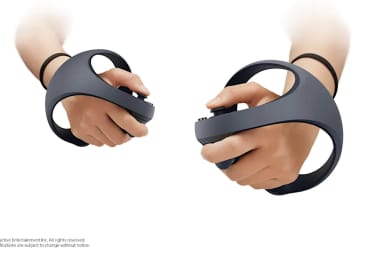 The new PlayStation VR controller in use