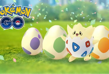 A Togepi with three other eggs in Pokemon Go