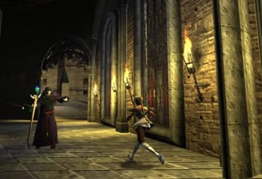A gameplay screenshot of Castlevania Resurrection.