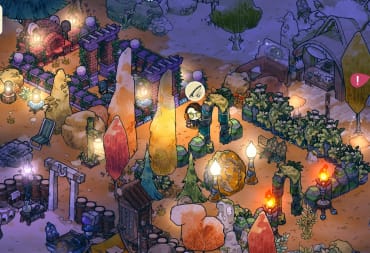 A view of Cozy Grove at night