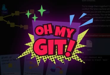 The logo for Oh My Git.