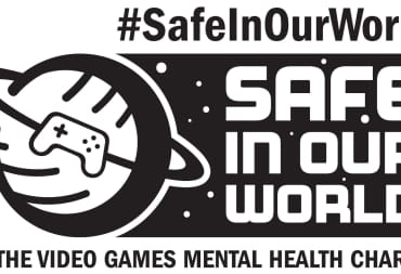 The logo for the Safe In Our World mental health gaming charity