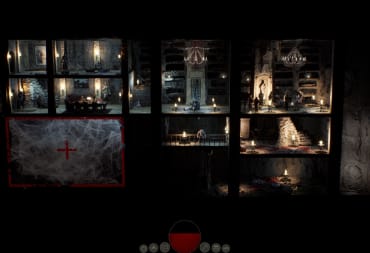 An overview of a vampire hideout in Vampire Clans