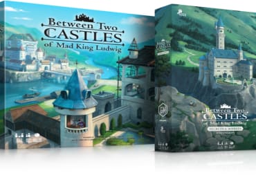 New Box Art showing Between Two Castle's Newest Expansion