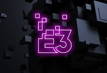 The E3 logo against a digital backdrop