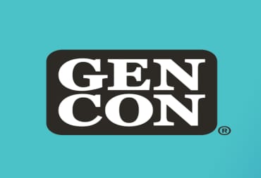 The GenCon Banner on a blue background