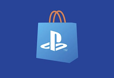 The PlayStation Store logo against a blue background