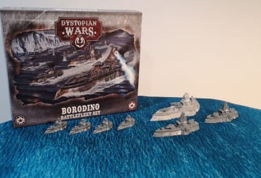 Dystopian Wars Borodino Battlefleet.