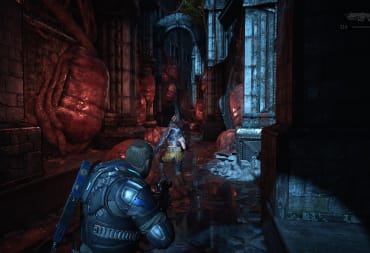 Gears of War 4 JD and Kait Walking Through a Gameplay Scene