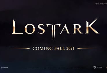 The announcement image for the Korean MMO Lost Ark
