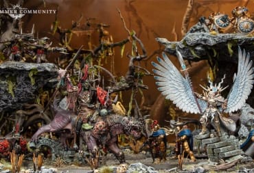 A collection of warrior units from Age of Sigmar