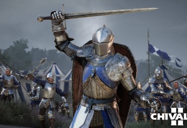 Banner image for Chivalry 2 featuring an armoured knight on horseback