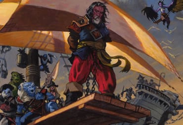 Artwork of a captain walking the plank from a Magic The Gathering Card