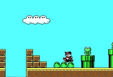 A screenshot from the PC port of Super Mario Bros 3, made by id Software.