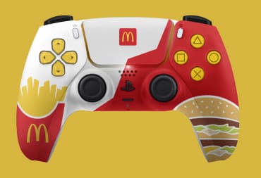 The McDonald's-themed DualSense controller for the PS5.